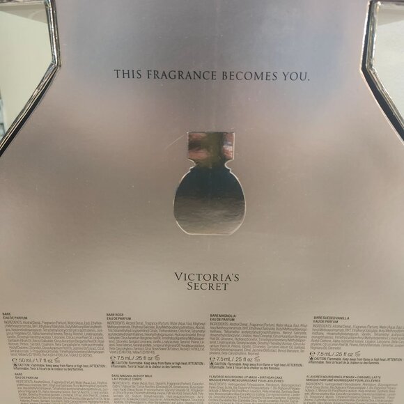 Victoria’s Secret “Bare” 12-Day Advent Calendar Gift Set Limited Edition New - Picture 9 of 11